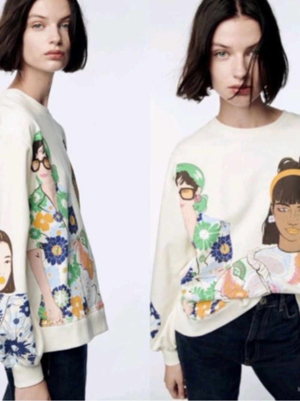 Zara Vibrant “Women” sweatshirt size Medium